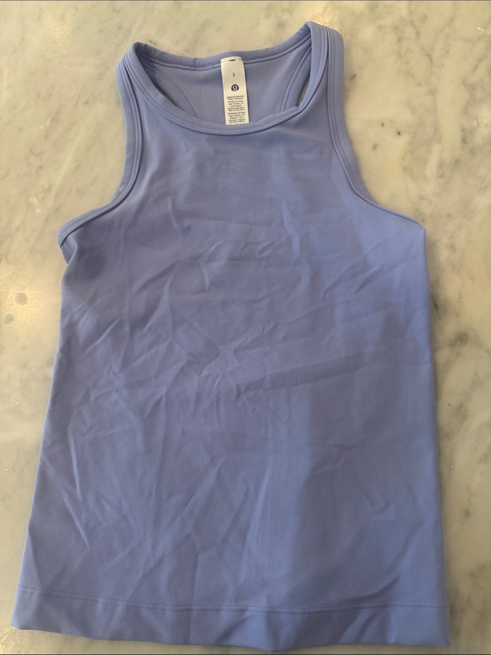 lululemon athletica Periwinkle Muscle Tank Top